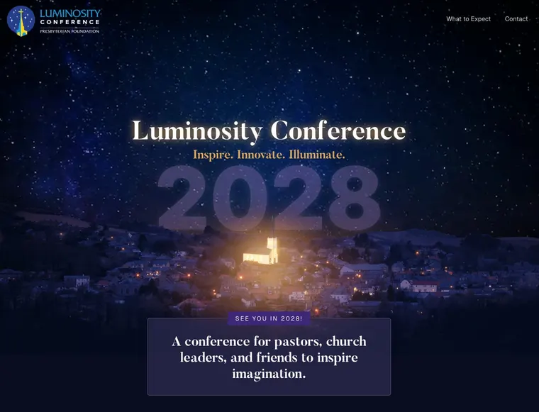 Luminosity Conference, conference website